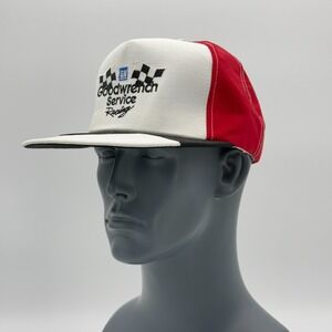 Vintage Goodwrench Racing Hat Snapback GM Dale Earnhardt White Red Black 90s